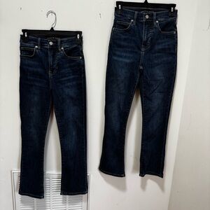 Veronica Beard Carly Kick Flare High-rise Jeans Sierra Blue Size 25 lot of 2